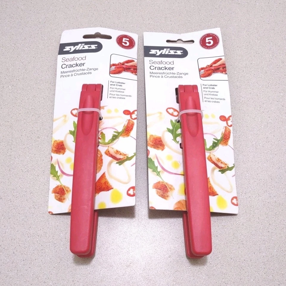 Lot of 2 Zyliss Seafood Crab Lobster Cracker 6.5" Long Made in Switzerland - Image 1 of 2