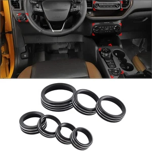 Zierring für Klimabedienknopf des Mittelkonsolenschalters FITS Ford Bronco 21-24 - Bild 1 von 12