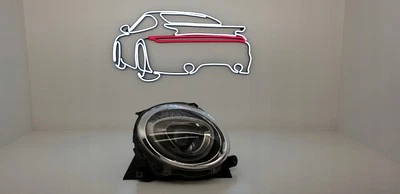 FIAT 500 LIFT Lens LHD Frontscheinwerfer Rechts 52129441 OE ORIGINAL headlight - Bild 1 von 4