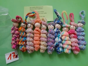 10 Sorgenwürmchen gehäkelt handarbeit - Bild 1 von 1