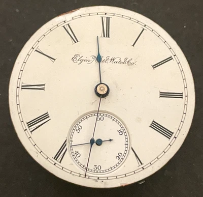 Антикварные карманные часы 1888 Elgin класс 82 на запчасти/ремонт 18s 15j США - Изображение 1 из 3