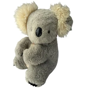 Vintage Australia Florence Soft Toy Design Plush Koala Bear Sheepskin W/ Tags - Picture 1 of 8
