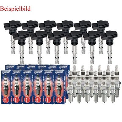 12x NGK Encendido+ Bujía para Mercedes-Benz Sl R129 600 CLASE S Coupé C140 - Imagen 1 de 4