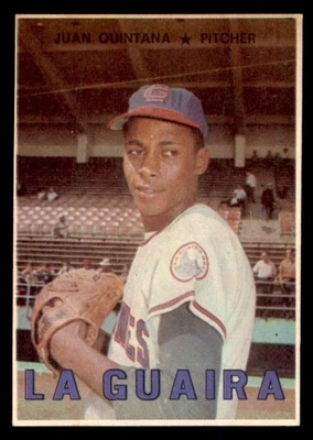 1967 Topps Venezuela Baseball #60 Juan Quintana NM - Image 1 of 2