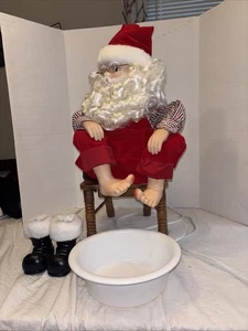 Talking Animated Electronic Santa OH! MY FEET Telco Motion-ettes of 🎅 - Picture 1 of 5
