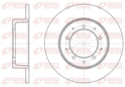 2x Bremsscheibe REMSA 6333.00 für LANDROVER RANGE DEFENDER ROVER 290mm 1 Station - Bild 1 von 4