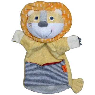 HABA Löwe, orange Handpuppe 28cm Gebraucht Löwe - Bild 1 von 3