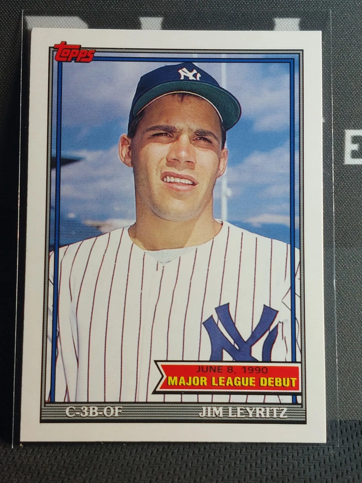 Jim Leyritz 1991 Topps Major League Debut #89 - Image 1 of 1