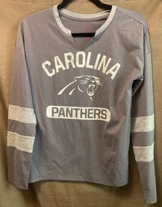 NWT NFL Carolina Panthers JR Shirt Small 3/5 Color Gray - Picture 1 of 7