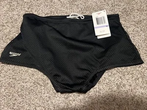 NEW NWT SPEEDO MESH BRIEF COMPETITION TRAINING DRAG SUIT RESISTANCE 26 RACE SWIM - Picture 1 of 2