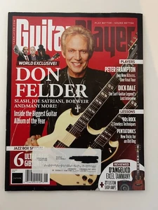 Guitar Player Magazine June 2019 Don Felder Double Neck Guitar Music - Afbeelding 1 van 2
