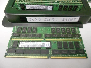 SK hynix / HP 32GB DDR4 RAM 2Rx4 PC4-2400T HMA84GR7MFR4N ECC reg. Serwer RAM - Zdjęcie 1 z 2