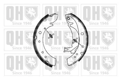 Brake Shoe Set Rear 57mm Width Fits Citroen Fiat Peugeot Quinton Hazell BS966 - Image 1 of 4