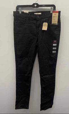Levi's женщин новый с Ярлыками 311 формирования узкие черные гипермягкие джинсы размер 12 W31 L30 - Изображение 1 из 4