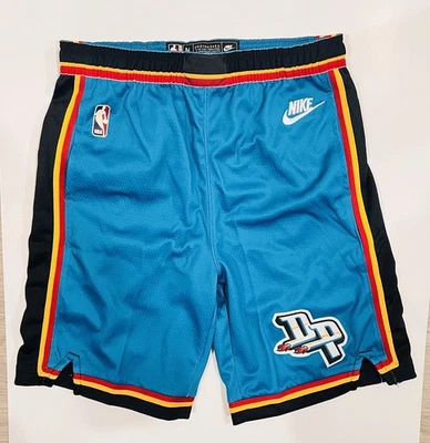 Pantalones Cortos Nike 100% Auténticos Detroit Pistons De Colección Talla M 10/12 Hombres Amantes de la NBA Foto 1 de 4
