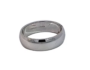 14k White Gold Wedding Band Ring Size 6.5 R500 - Picture 1 of 3