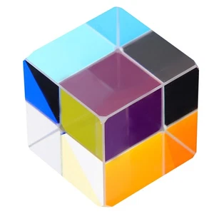 Prisma der Wissenschaftsphysik Physikalischen Experiment Prismen X- Cube Cmy - Bild 1 von 12