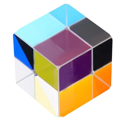 Prisma der Wissenschaftsphysik Physikalischen Experiment Prismen X- Cube Cmy - Bild 1 von 4