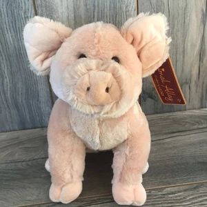 Toys R Us Gibbler Plush Pig by Gund for Animal Alley With Tags Excellent! 11” - Picture 1 of 8