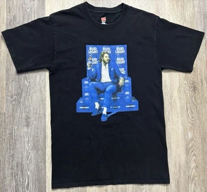 Post Malone Limited Edition Bud Light Promo Shirt Size Small Black Hanes - Picture 1 of 4