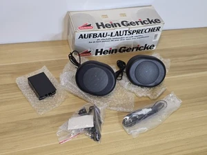 Hein Gericke HG Attachable Loudspeaker Set With Amplifier Motorcycle Speakers - Picture 1 of 15