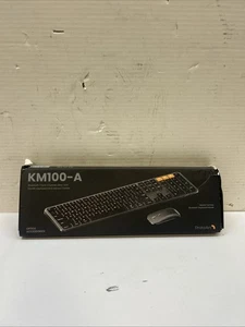 ProtoArc Backlit Bluetooth Keyboard and Mouse for Mac,KM100-A Full Size Wireless - Picture 1 of 3