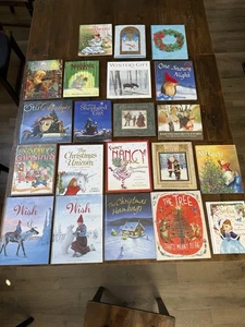 HUGE LOT of 21 Books Children's Christmas Story - Picture 1 of 2