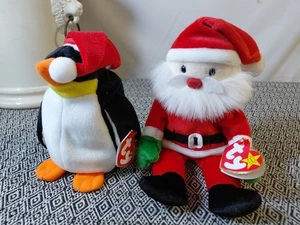 Ty Beanie Babies Santa And Zero 1998  - Bild 1 von 8
