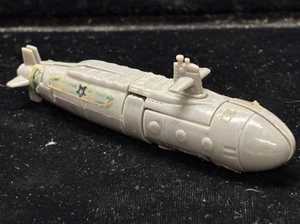 Vintage 1983 Bandai Tonka GoBots Dive Dive Gray Submarine MR-33 Taiwan Posable! - Bild 1 von 11