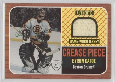 2002-03 Topps Heritage Crease Piece Byron Dafoe #CP-BD - Image 1 of 2
