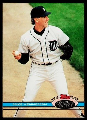 1991 Stadium Club #287 Mike Henneman - Image 1 of 2