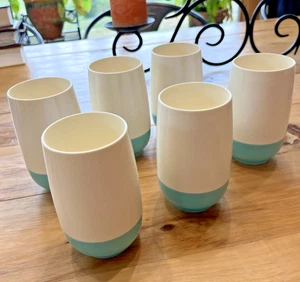 1960er Vacron Bopp Decker Doppelwand Becher 8 Unzen Tassen 6er Set - Bild 1 von 4