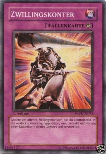 Yu-Gi-Oh 3x Zwillingskonter - - - SOVR - Bild 1 von 1