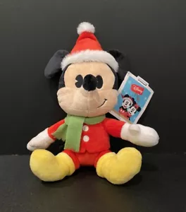 Mickey Mouse Disney Christmas Holiday 10" Phunny Plush 2022 Stuff New With Tag - Picture 1 of 10