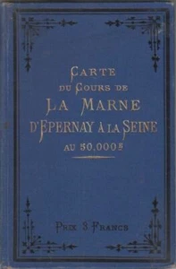 Carte Du Cours De La Marne D'Epernay A La Seine Au 50.000 : A.Simon - Bild 1 von 1