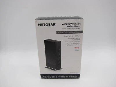 Netgear AC1200 WiFi Cable Modem Router C6230 - Image 1 of 4