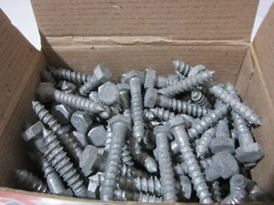 COACH BOLTS / SCREWS / FASTENERS. 8MM X 50MM. GALVANIZED. - Picture 1 of 16