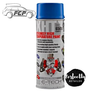 E-TECH XHT AZUL Pintura Temperatura Extremadamente Alta VHT Escape Motor Coche 400ml - Imagen 1 de 1