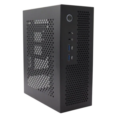 ITX Tower Gaming Computer PC Case USB3.0 HTPC 1U FLEX Power Supply 3.5'' HDD - Image 1 of 4