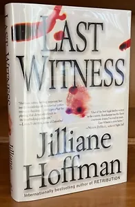 Last Witness - Jilliane Hoffman SIGNED Hardcover Book 1st Edition, 1st Printing - Imagen 1 de 9