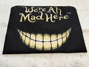 Alice in Wonderland Makeup Cosmetic Bag Organizer Zip Pouch 9x6 FREE ๐๐ INCLUD - Picture 1 of 4