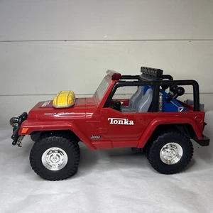 Tonka Toys Vintage 2001 Jeep Wrangler Rescue Jeep untested - Picture 1 of 21