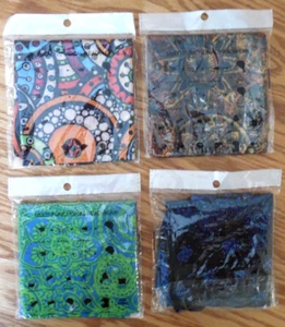 NEW Lot of 4 Women's Multifunctional Headwear Scarf/Wrap/See Options 19x19 Tube - Picture 1 of 4