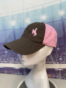 Josh Allen Bills Wyoming Cowboys Baseball Cap Hat Strapback Brown Pink Platinum - Picture 1 of 13