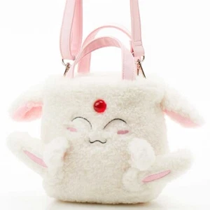 Magic Knight Rayearth 30th Anniversary Mokona Fluffy Plush Shoulder Bag ROOTOTE - Picture 1 of 4