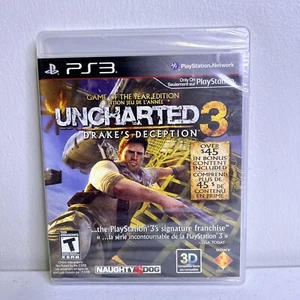Uncharted 3 Drake’s Deception Playstation 3 PS3 2011 Brand NEW Sealed Free Ship! - Picture 1 of 8
