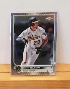2022 Topps Chrome MATT OLSON #148 Oakland Athletics