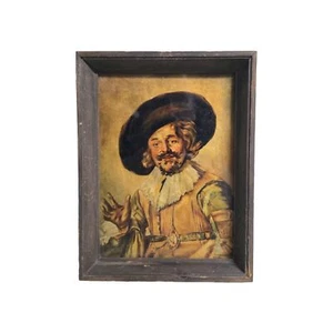 Rare Reverse Glass Painting Merry Drinker By Frans Hals, ATelier Schneider - Picture 1 of 8