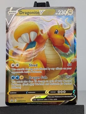 Dragonite V SWSH154 Sword & Shield Promo Card Holo - Image 1 of 2
