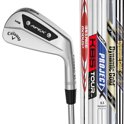 New LH Callaway Apex MB 24 Iron Sets - Custom Steel Shaft - Image 1 of 4
